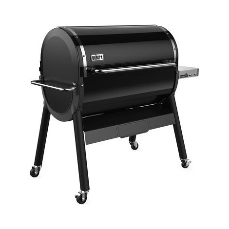 Barbecue à pellets Smokefire EX6 – Surface de cuisson 46 x 91 cm – Plage de température 95-315°C – Technologie Weber Connect