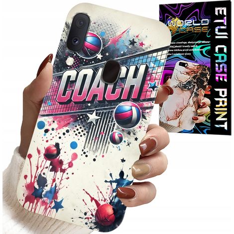 Custodia per Samsung Galaxy A20E - alloggiamento in rete Retina Coach, retro (1/5)