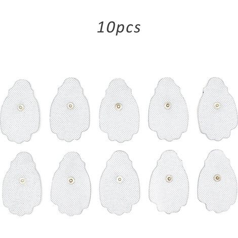 10 électrodes en gel non tissé pour appareils de thérapie TENS (massage, physiothérapie, relaxation)  05812
