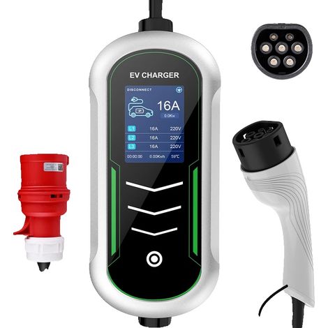 Chargeur EV, Design Portable, Courant de Charge Ajustable, TYPE2 (1/5)
