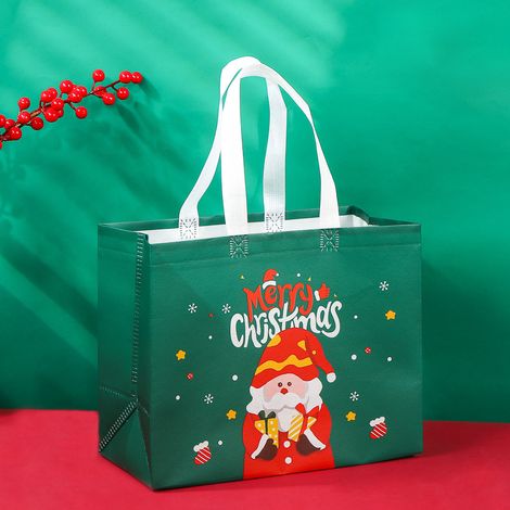 Sachets cadeaux de Noël 322515 cm avec cordon de serrage, lot de 10, sachets pour emballer des friandises de Noël, sachets cadeaux pour les fêtes de Noël, sachets à bonbons avec nœuds