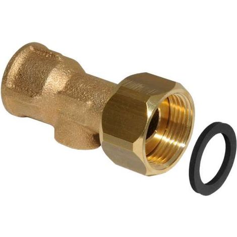 KEMPER Innengewindeverschraubung DN 25 Rg m.Ü-Mutter flachdichtend EPDM-Dichtung 47606025