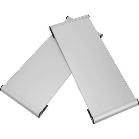 Supports de plaques de porte noirs (paquet de 4), étiquettes simples et indicateurs directionnels, adaptés aux décorations de bureau, de maison et de fête, mesurant 28x12 cm. (1/5)