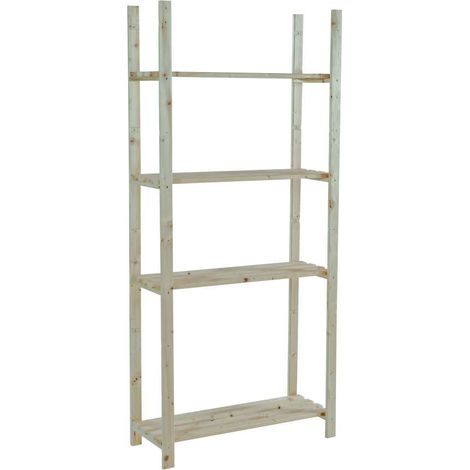 Scaffale in Abete 4 Ripiani 1750 x 800 x 300 mm