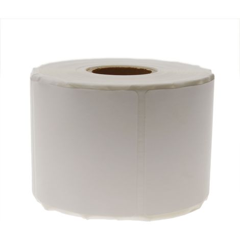 BeMatik - Rouleaux bobine 600 étiquettes pour imprimante transfert thermique 50.8x50.8mm (1/5)