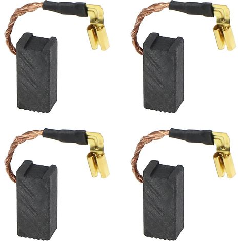 2 Paires Balais de Charbon Moteur Remplacement Compatible avec DeWalt DWE4120/DWE4120N/DWE4011/N097696 Accessoires Meuleuse d'angle