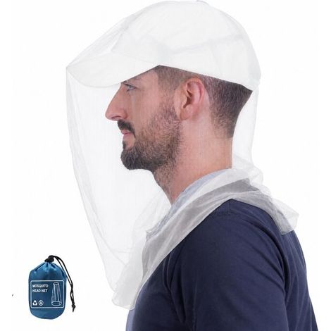 Questo set da due pezzi è composto da una maschera antizanzare e una custodia. La rete a maglie finissime blocca efficacemente zanzare e mosche, rendendola ideale per campeggio, escursionismo e altre (1/5)