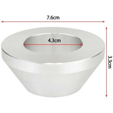 Cône de centrage pour changeur de pneus manuel pour voiture et camion, compatible avec une ouverture de moyeu jusqu'à 3 pouces (1/5)