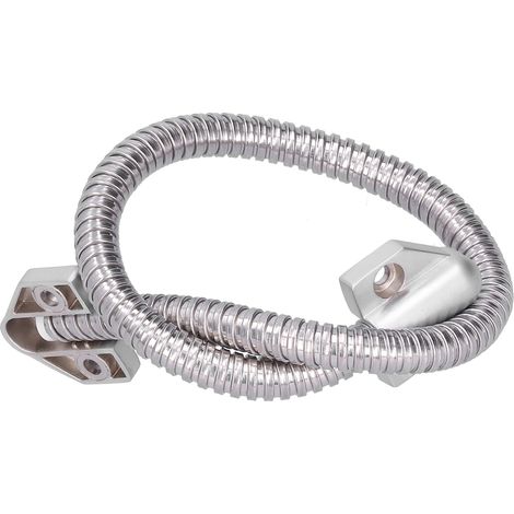 Boucle de contrôle d'accès pour porte, montage apparent, tube en col de cygne, gaine de protection pour câble. (1/5)