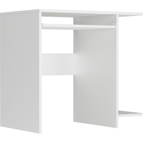Kleiner Computer-Schreibtisch Weiß 80 x 50 cm - Modern N5 (1/5)