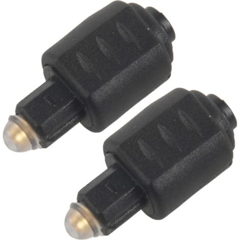 Deux mini adaptateurs audio optiques, 3,5 mm femelle vers Toslink numérique mâle, pour amplificateurs. (1/5)