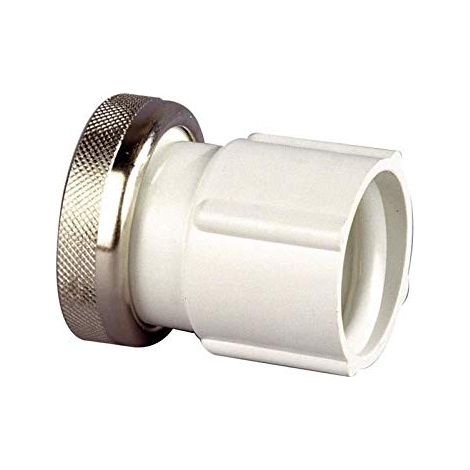 Embout PVC écrou tournant femelle F40/49 Ø40 mm raccord évacuation plomberie PVC