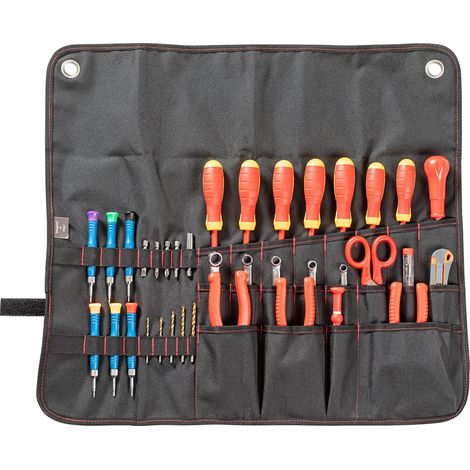 Étui à outils GT LINE en tissu renforcé avec poches élastiques (1/2)