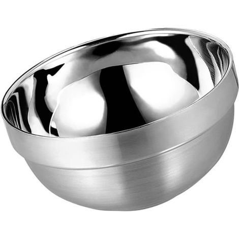 1 bol en acier inoxydable, design élégant, résistant à la chaleur, pour nouilles et repas quotidiens, cuisine et extérieur (1/5)