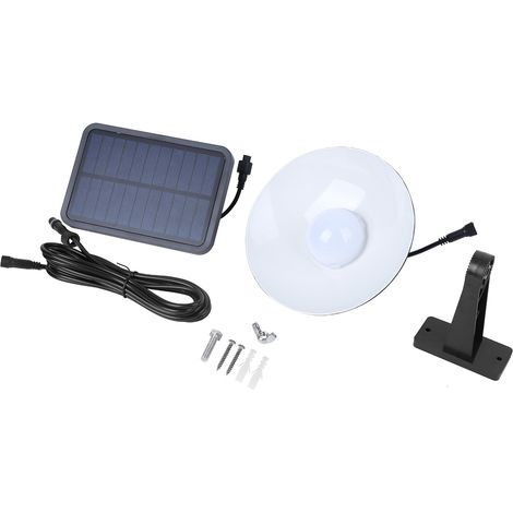 Lampe solaire LED extérieure, étanche, adaptée à une utilisation en rue, sur terrasse et dans le jardin. (1/4)