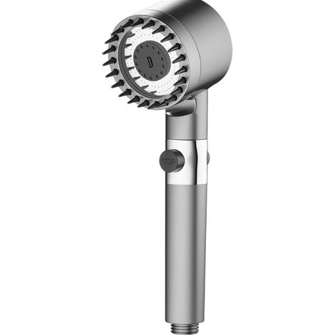 Pommeau de douche effet pluie con bus di massaggio in silicone, 3 modalità (1/4)