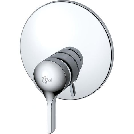 Ideal Standard Robinetterie de douche encastrée Melange, kit 2, Rosette d:163mm, Chrome, A4719AA (1/2)
