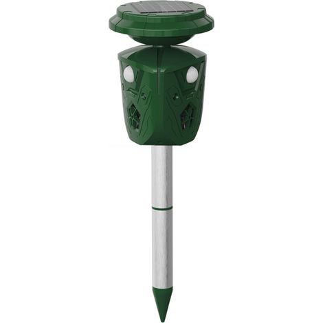 Ortviai Répulsif Solaire pour Animaux Extérieur – Détecteur Infrarouge 360°, Étanche, Charge USB & Batterie 2200 mAh (1/5)