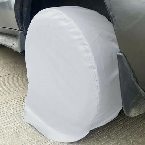 Housse De Pneu - Impermeable - Pour Diametre 68 6 A 73 6 Cm - Voiture Camping Car Camion - Lot De 4 (1/5)