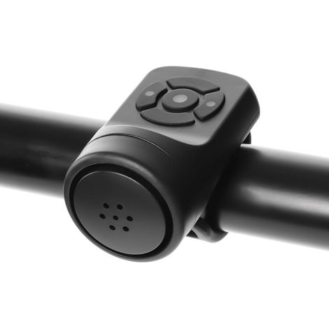 Elektrische Fahrradklingel, 120 Dezibel Diebstahlalarm-Lenkerklingel für Erwachsene, wasserdicht, USB-aufladbar, geeignet für Mountainbikes und Roller. (1/5)