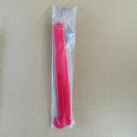 Aprire sacchetti per alimenti cross-border, open-bustine di salsa, cibo aperte, sacchetti del computer portatile (rosso) (1/5)