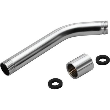 Bras d'extension pour douche en acier inoxydable, accessoire de bain universel (1/4)