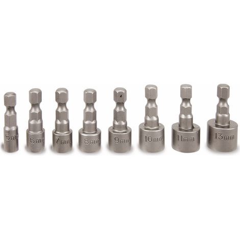 Chiave a bussola Tooltech 10213 8 pezzi 5-13 mm