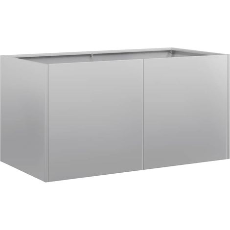 Maison Exclusive - Jardinera 80x40x40 cm de acero galvanizado
