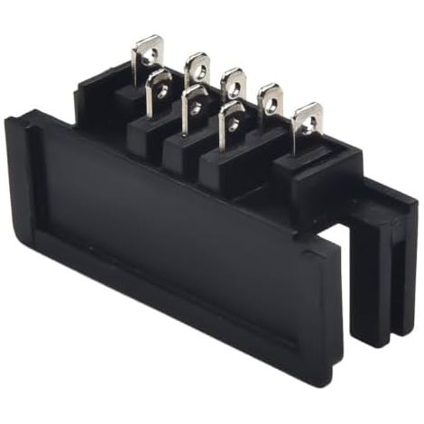 Anschlussklemmenhalterung für DCB118-Ladegerät, Dawalt 14,4V/18V-Akku, USB-Anschlussadapterhalterung für DCB112, DCB115, DCB105, DCB090, schwarz (1/5)