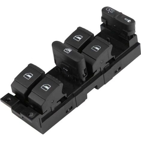 Levé Vitre Interrupteur de fenêtre principal électrique, pour Golf Jetta Bora Passat B5 Seat Leon Toledo 1999 – 2006