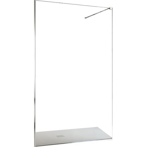 Parete walk in doccia cristallo 8mm anticalcare 2.0 200h, seleziona misura 100 (1/4)