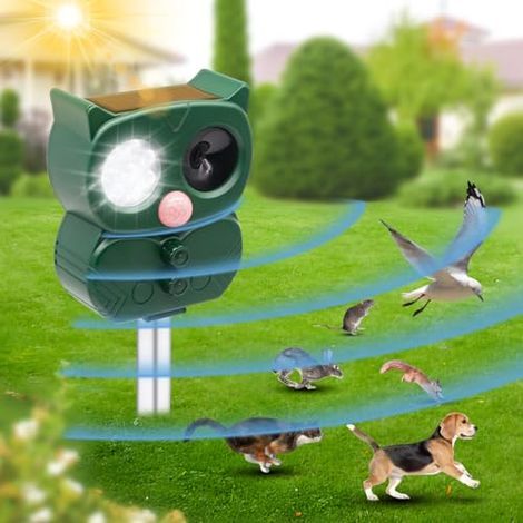 Katzenvertreiber für den Außenbereich, Katzenvertreiber für den Außenbereich, Katzenvertreiber, Ultraschall-Tiervertreiber, Abwehrmittel für Hunde, Katzen, Kaninchen, Füchse (1/5)