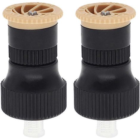 Adjustable Scattering Nozzle Plant Watering Nozzles for Gardening 2Pcs Black (1/5)