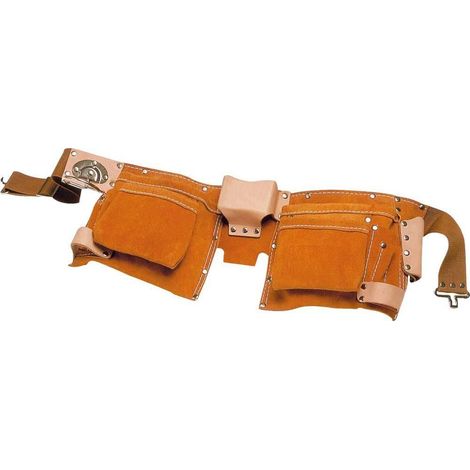 Peddinghaus Bolsa de herramientas bandolera de cuero flexible