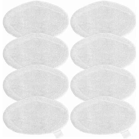 8 Lingettes pour polti vaporetto sv440Serpillere Remplacement, Vadrouilles de Rechange Lavables (1/4)