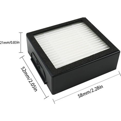 Filtre rechange aspirateur robot compatible Combo J7+, filtre haute efficacité poussière (1/4)