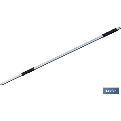 Brosse de lavage de voiture à barre métallique + prise rapide 180 cm. (1/4)