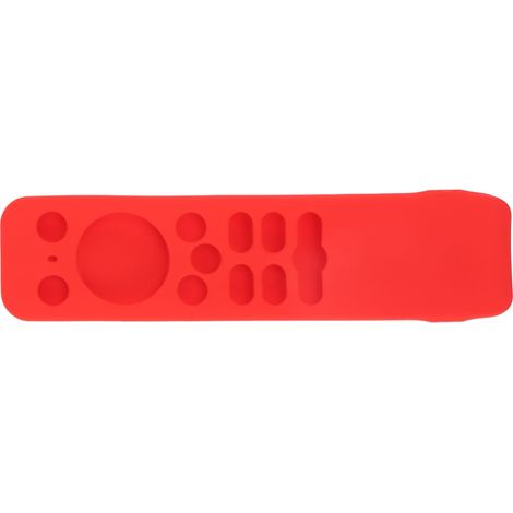 Coque silicone souple pour télécommande Realme TV Stick, housse de protection antidérapante rouge (1/5)