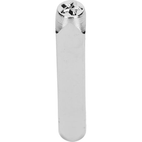 Lot de 5 poinçons étoile à 5 branches 6mm 1/4" pour outillage artisanal de bijouterie DIY, gravure et création. (1/5)