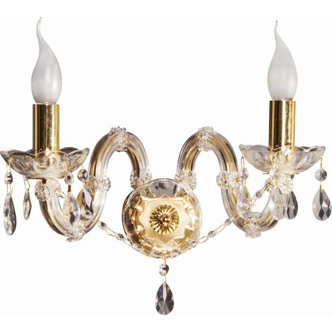 Lámpara de pared Candellux Maria Teresa 2xE14 22-94592 (1/4)