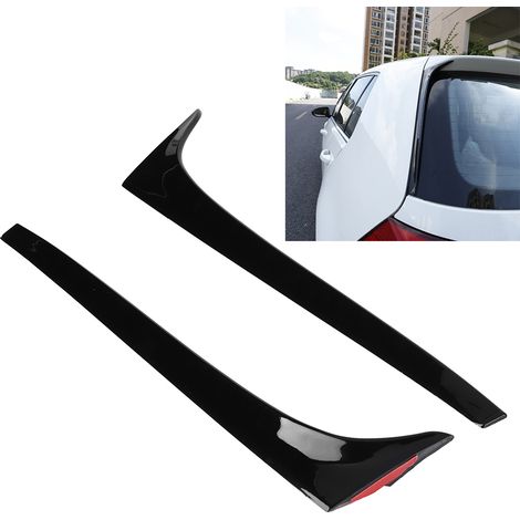 2 Stück ABS-Heckscheiben-Seitenflügelspoiler passend für Volkswagen Golf 7 14-19 (1/5)