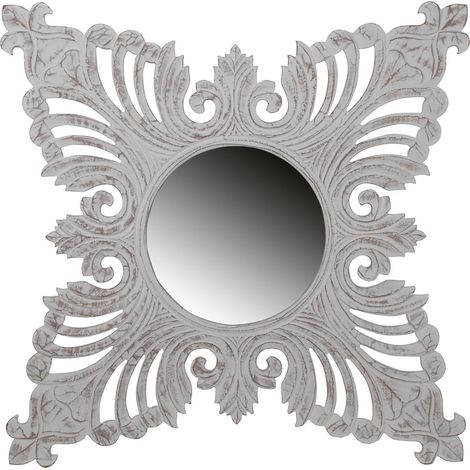 Signes Grimalt Miroir du meuble Miroir mural avec miroirs bruns en relief 90x2x90cm 25175 (1/4)