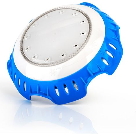 GRE – Projecteur LED pour piscine – Éclairage blanc – Branchement vanne de retour – Débit min. 3000 l/h – Compatible hors-sol