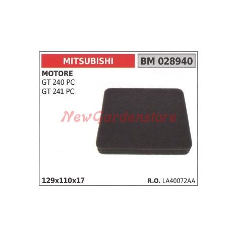 Filtro aria MITSUBISHI motore a 2 tempi decespugliatore tagliasiepi 028940