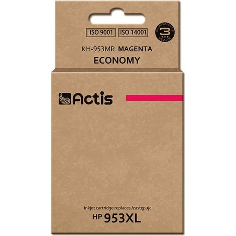 Actis KH-953MR ink (replacement for HP 953XL F6U17AE Standard 25 ml magenta) - New Chip