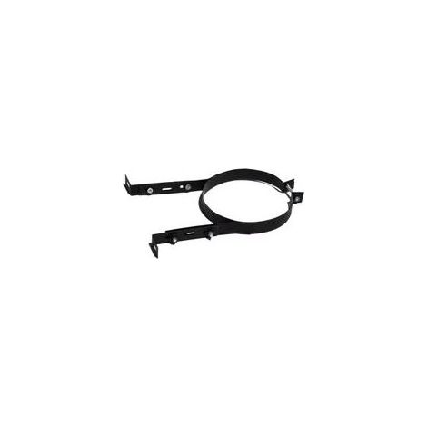 Support de Tube de Cheminée, Collier de Serrage Réglable, Collier de Serrage en Acier Inoxydable pour Conduit de Cheminée, Matériel Ménager, Sangle Murale pour Tuyau de Poêle, 125mm (1/5)