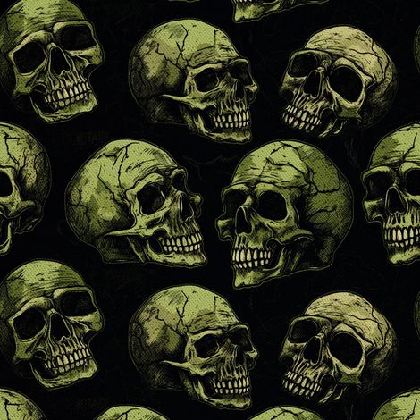 Tela decorativa para exteriores Oxford - Motivo de calavera I DX4340 (1/5)