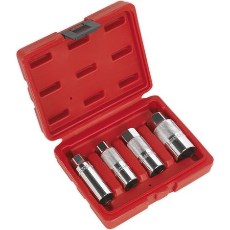 Sealey Spark Plug Socket Set 3/8""Sq Drive 4pc AK6556