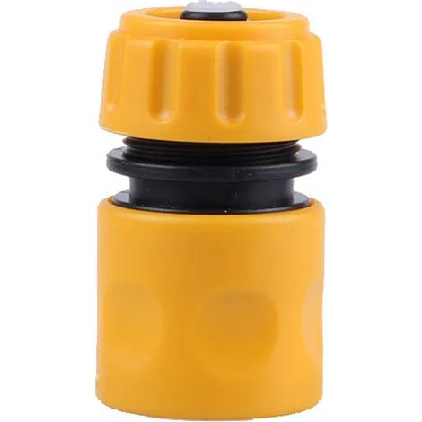 (1 pièce A) Raccord rapide de tuyau d'arrosage en ABS, embout double mâle 1/2", adaptateur et rallonge pour tuyau d'arrosage. (1/5)