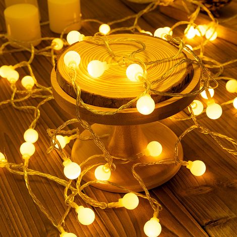 Batteriebetriebene Lichterkette – Dauerlicht + Blinklicht (6 m, 40 Lichter) für Schlafzimmer, Klassenzimmer, Wohnheim, Camping, Baldachin, Hochzeit, Weihnachtsdekoration – [Batterieversion]